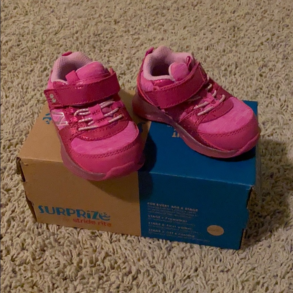 Pink Stride Rite Light Up Shoes